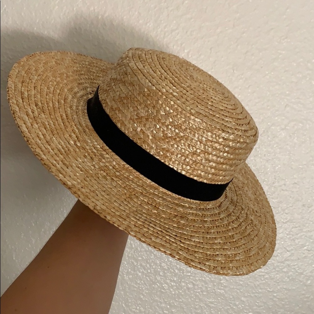 Urban Outfitters Straw Boater Hat